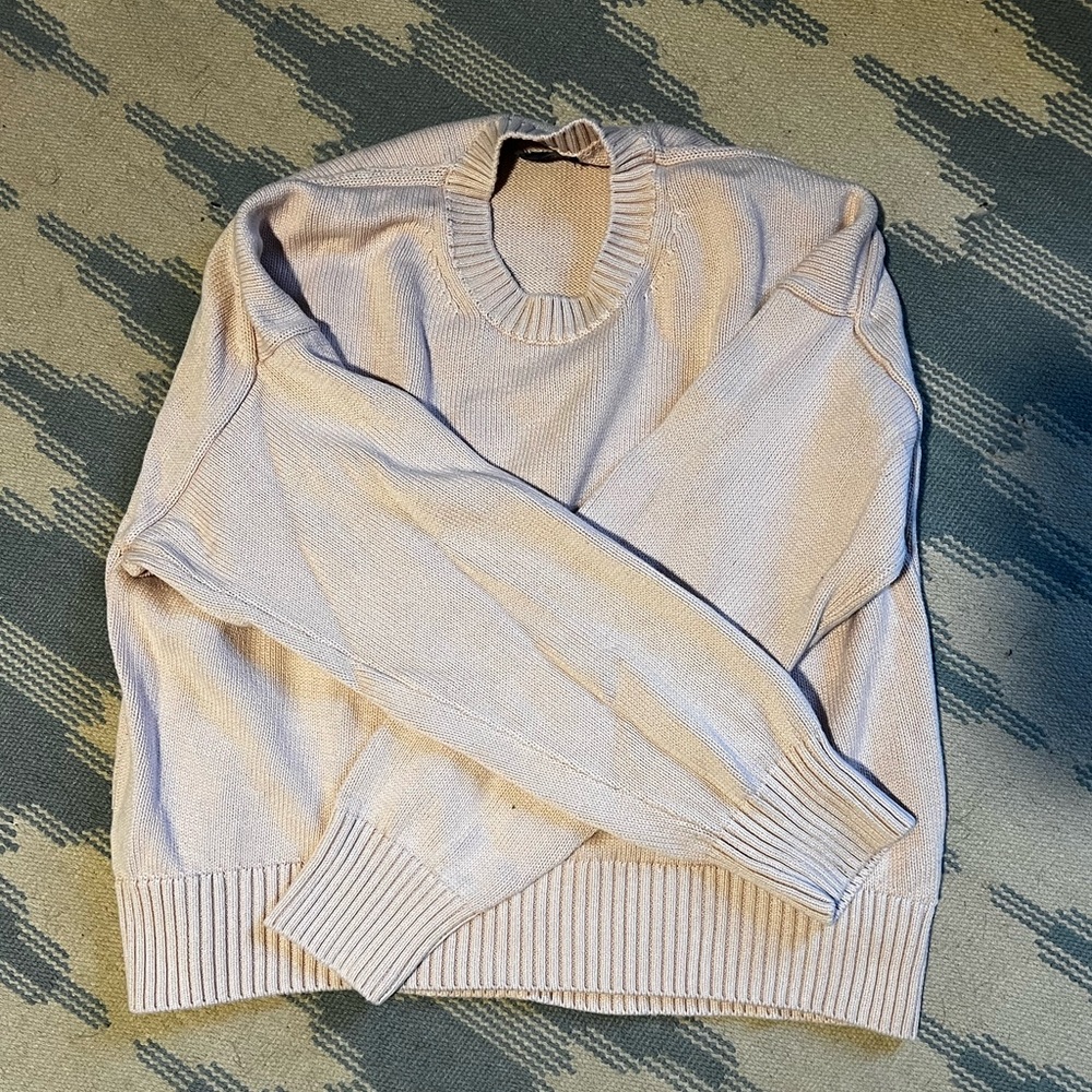 Quince Organic Cotton Boyfriend Sweater